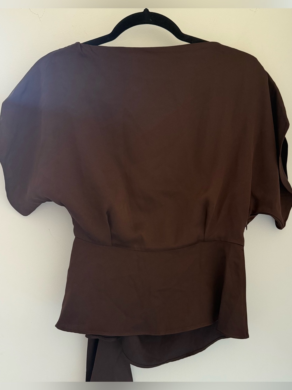 Manning Cartell Glossed Over Drape Top -
Chocolate. AU 6 - US 2. BNWT - Picture 5 of 8